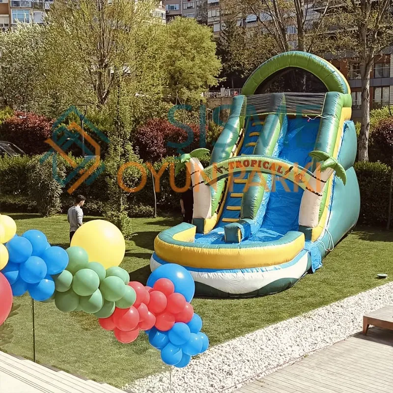 Şişme Tropikal Kaydırak